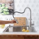 Ver imagem 2 de Cuba para Cozinha pia inox Com Acessórios Guarani e Torneira moncomando escovado gourmet extenível I