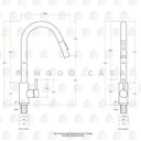 Ver imagem 7 de Cuba para Cozinha Pia Inox com Acessórios Carajás e Torneira Gourmet Monocomando Extensível Escovado