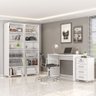 Kit Mesa para Computador Escritório Home Office com Gaveteiro:branco - 8
