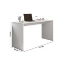 Ver imagem 3 de Kit Mesa para Computador Escritório Home Office com Gaveteiro:branco
