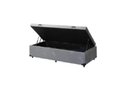 Ver imagem 1 de Cama Box Baú Solteirao King Linhão Cinza com 203x96x44cm