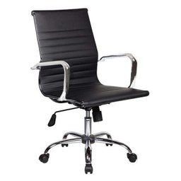 Cadeira para Escritório Diretor Boston Giratória Esteirinha Preto - 1