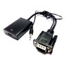 Adaptador Conversor Vga Macho para HDMI Fêmea com 3.5Mm - 1