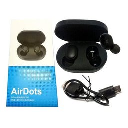 Fone Redmi Airdots Bluetooth Sem Fio Preto - Preto - 2