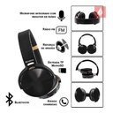 Ver imagem 2 de Fone de Ouvido Bluetooth Jb950 Sem Fio Rádio Fm Sd Cinza
