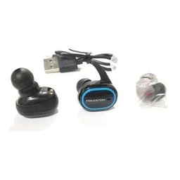Fone de Ouvido Bluetooth H'Maston sem Fio Pro Preto/Azul - 3