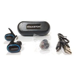 Fone de Ouvido Bluetooth H'Maston sem Fio Pro Preto/Azul - 6