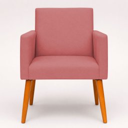 Poltrona Nina Decorativa para Sala Recepção Manicure Consultório Suede - 7 Poltrona Nina Decorativa para Sala Recepção Manicure Consultório Suede - 7