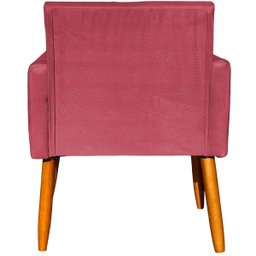 Poltrona Nina Decorativa para sala Recepção Manicure Consultório Suede - 8