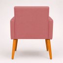 Ver imagem 2 de Poltrona Nina Decorativa para Sala Recepção Manicure Consultório Suede