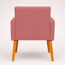 Poltrona Nina Decorativa para Sala Recepção Manicure Consultório Suede - 2 Poltrona Nina Decorativa para Sala Recepção Manicure Consultório Suede - 2