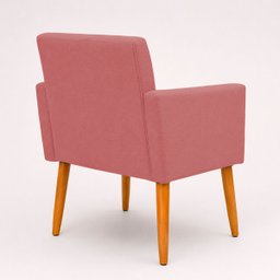 Poltrona Nina Decorativa para Sala Recepção Manicure Consultório Suede - 10 Poltrona Nina Decorativa para Sala Recepção Manicure Consultório Suede - 10
