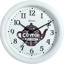 Ver imagem 1 de Relógio Parede Pequeno Herweg Cozinha Café 660061 Branco