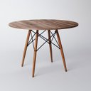 Ver imagem 1 de Mesa Eiffel Wood Amêndoa 110cm