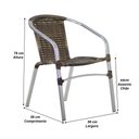 Ver imagem 3 de 4 Cadeiras e Mesa com Tampo Varanda Piscina Jardim