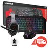 Kit Gamer Starter - Mouse Teclado Headset Pad - Eg-50 Evolut - 1