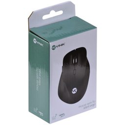 MOUSE SEM FIO WIRELESS 2.4 GHZ SILENCIOSO SILENT ERGO 1600 DPI PRETO USB - SM300 - 10