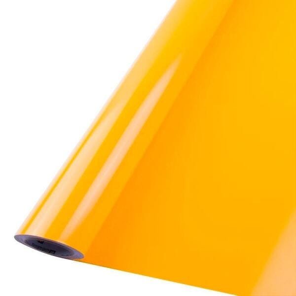 Adesivo Para Envelopamento Amarelo 2mx50cm