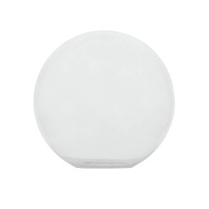 VIDRO ESFERA S/ COLARINHO 12CM BOCAL 5CM - TRANSPARENTE