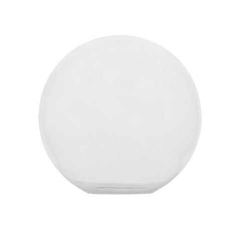 VIDRO ESFERA S/ COLARINHO 12CM BOCAL 5CM - TRANSPARENTE