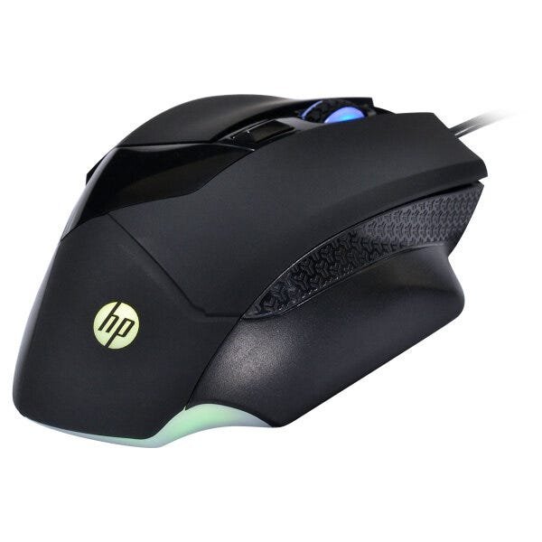 MOUSE HP GAMER - G200 BLACK - SENSOR AVAGO A3050 - 1000 / 4000 DPI - 2