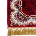Ver imagem 4 de Tapete Persa Royal Vermelho 50x85cm Fio Acetinado - Decoração para Quarto e Sala