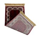 Ver imagem 3 de Tapete Persa Royal Vermelho 50x85cm Fio Acetinado - Decoração para Quarto e Sala