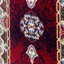 Ver imagem 5 de Tapete Persa Royal Vermelho 50x85cm Fio Acetinado - Decoração para Quarto e Sala