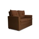 Ver imagem 4 de Sofá Pequeno 02 Lugares 150cm Mobi Suede Marrom Claro Herrero