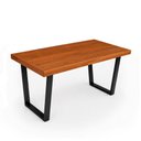 Ver mais imagens de Mesa Industrial para Área Gourmet Madeira Maciça Lanna com Ferragem 1,50m Preto