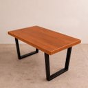 Ver imagem 7 de Mesa Industrial para Área Gourmet Madeira Maciça Lanna com Ferragem 1,50m Preto