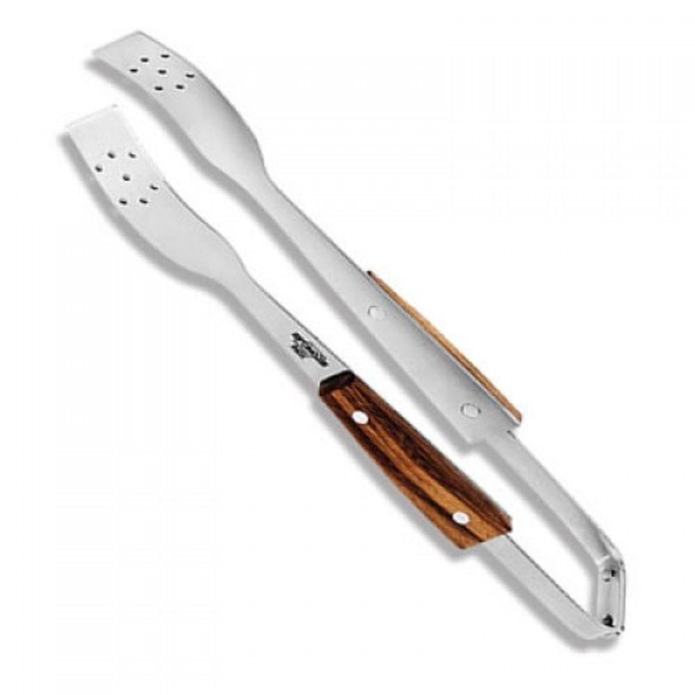 2055_8 - Pegador Inox Com Detalhe Em Madeira - 1