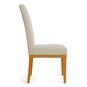Ver imagem 3 de Kit 6 Cadeiras de Jantar Solana Suede Base de Madeira - Pallazio Cor Cappuccino