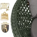 Ver imagem 4 de Chaise Hungria Pintura Marrom Corda Náutica E11 Trama Verde