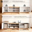Ver imagem 4 de Rack para Tv até 65 Poelgadas Design Moderno Sala