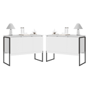 Ver imagem 1 de Conjunto de Buffets Industriais Milão Branco Preto