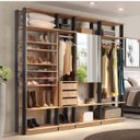 Ver imagem 4 de Módulo Closet com Cabideiro 2 Prateleiras Clothes Be Mobiliário