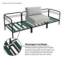 Ver imagem 6 de Sofá Living Modular Industrial 3 Lugares Basileia 340cm Yescasa Veludo Tx Cinza Prata