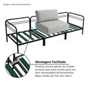 Ver imagem 6 de Sofá Living Modular Industrial 3 Lugares Basileia 340cm Yescasa Veludo Tx Cinza Prata