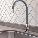 Ver imagem 2 de Torneira para cozinha de mesa Galiflex cinza - 00966963 Docol