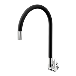 Torneira Cozinha Docol Galiflex de Parede Flexível Preto