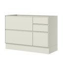 Ver imagem 1 de Balcão de Pia 1 Porta 4 Gavetas Fineze Henn 120cm (sem Tampo) Modulado