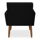 Ver imagem 3 de Kit 2 Poltronas Decorativa Nina Veludo Preto
