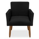Ver imagem 5 de Kit 2 Poltronas Decorativa Nina Veludo Preto