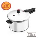 Ver imagem 2 de Panela de Pressão Nacional Alumínio Fechamento Externo Polida 10L