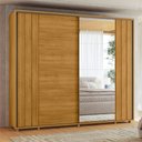 Ver imagem 1 de Guarda Roupa Casal Dalí 2 Portas Espelho Madetec:cumaru