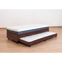 Ver imagem 4 de Bicama Solteiro Serenelife - Suede Marrom