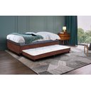Ver imagem 1 de Bicama Solteiro Serenelife - Suede Marrom