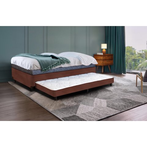 Bicama Solteiro Serenelife - Suede Marrom