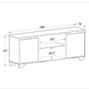 Ver imagem 7 de Kit Rack 2 portas + Estante 1 porta Benevello 2041 Branco/ - Quiditá